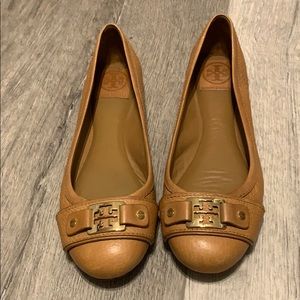 Tan Tory Burch flats